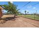 Backyard view of grassy area and golf course at 845 W Edgemont Ave, Phoenix, AZ 85007