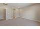 Spacious bedroom with carpeting and access to bathroom at 2869 N Coronado Dr, Florence, AZ 85132