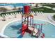 Community spray park with a colorful play structure at 2906 N Coronado Dr, Florence, AZ 85132