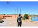 Community features a lake, flag poles and a scenic walking path at 17025 E La Montana Dr # 107, Fountain Hills, AZ 85268