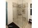 Large walk-in shower with glass enclosure and tiled walls at 17025 E La Montana Dr # 107, Fountain Hills, AZ 85268