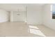 Spacious dining area with tile floors and chandelier at 4657 N 177Th Ln, Goodyear, AZ 85395