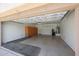 Garage with built-in storage cabinets at 41333 N Belfair Way, Anthem, AZ 85086