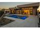 Luxury backyard oasis with a pool, spa, and patio at 37200 N Cave Creek Rd # 1005, Scottsdale, AZ 85262