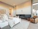 Main bedroom with fireplace and sitting area at 37200 N Cave Creek Rd # 1005, Scottsdale, AZ 85262