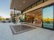 Covered patio with modern furniture and views at 37200 N Cave Creek Rd # 1005, Scottsdale, AZ 85262