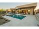 Spacious pool with built-in spa and patio at 37200 N Cave Creek Rd # 1005, Scottsdale, AZ 85262