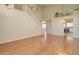 Bright dining room with hardwood floors and a chandelier at 7216 W Irma Ln, Glendale, AZ 85308