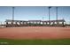 Well-maintained softball field with covered seating at 2868 N Coronado Dr, Florence, AZ 85132
