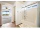 Bathroom with shower/tub combo and tiled floors at 31777 N Sundown Dr, San Tan Valley, AZ 85143