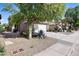 Two-story house with a two car garage and landscaped front yard at 31777 N Sundown Dr, San Tan Valley, AZ 85143
