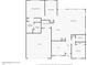 One-story floor plan with 2 bedrooms and 2 baths at 42609 W Milky Way, Maricopa, AZ 85138