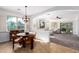 Dining area with a round table and chairs, open to the living room at 5222 E Cordia Ln, Cave Creek, AZ 85331