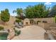 Wonderful patio with built-in fire pit and grill, great for outdoor entertaining at 8856 E Via De Luna Dr, Scottsdale, AZ 85255