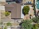 Aerial view of house and backyard at 9925 E Adobe Rd, Mesa, AZ 85207