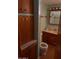 Clean bathroom with wood vanity and updated fixtures at 2701 E Allred Ave # 68, Mesa, AZ 85204