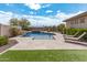 Inviting swimming pool with spa and lounge chairs at 10005 W Spur Dr, Peoria, AZ 85383