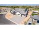 Aerial view of the house and surrounding area at 1606 E Minton St, Mesa, AZ 85203