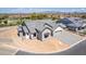 Aerial view of the house and surrounding area at 1606 E Minton St, Mesa, AZ 85203