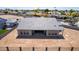 Aerial view of a house with a large backyard, showcasing its size and location at 1606 E Minton St, Mesa, AZ 85203