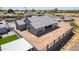 Aerial view of a house, highlighting its backyard and surrounding neighborhood at 1606 E Minton St, Mesa, AZ 85203