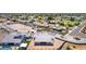 Aerial view showcasing a house's location in a neighborhood, near a road at 1606 E Minton St, Mesa, AZ 85203