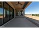 Covered patio with sliding glass doors at 1606 E Minton St, Mesa, AZ 85203