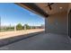 Covered patio with mountain views at 1606 E Minton St, Mesa, AZ 85203