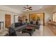 Relaxing Gathering room with comfortable seating, access to outdoor patio, and built-ins at 6023 E Turquoise Ave, Paradise Valley, AZ 85253