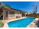 Inviting rectangular pool in a sunny backyard at 14623 W Hearn Rd, Surprise, AZ 85379