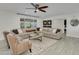 Spacious living room with a neutral color palette and stylish furniture at 8247 E Devonshire Ave, Scottsdale, AZ 85251