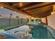 Relaxing hot tub under a covered patio at 8247 E Devonshire Ave, Scottsdale, AZ 85251