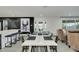 Bright dining area with a farmhouse table and seating for six at 8247 E Devonshire Ave, Scottsdale, AZ 85251