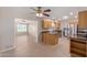 Kitchen with wood cabinets, granite countertops and stainless steel appliances at 10318 W Desert Forest Cir, Sun City, AZ 85351