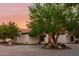 Elegant home with a circular driveway and beautifully landscaped grounds at 12651 S 71St St, Tempe, AZ 85287