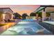 Stunning pool and spa with modern pergola and fire pit at 12651 S 71St St, Tempe, AZ 85287