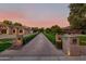 Long driveway leading to a beautiful home at 12651 S 71St St, Tempe, AZ 85287