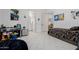 Spacious bedroom with built-in shelving and ensuite bathroom at 12651 S 71St St, Tempe, AZ 85287
