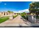 Long private driveway leading to luxury estate homes at 12651 S 71St St, Tempe, AZ 85287