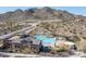 Community pool and recreation area with mountain views at 2738 N 217Th Ave, Buckeye, AZ 85396