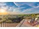 Scenic patio offering expansive mountain views at 3518 N Shadow Trl, Mesa, AZ 85207