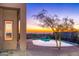 Inviting pool with sunset views; a relaxing backyard retreat at 3518 N Shadow Trl, Mesa, AZ 85207