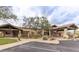 Community clubhouse exterior with covered entryway at 3518 N Shadow Trl, Mesa, AZ 85207