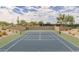 Well-maintained tennis court in Las Sendas community at 3518 N Shadow Trl, Mesa, AZ 85207