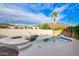 Relaxing pool and spa with mountain views at 902 E Goldenrod St, Phoenix, AZ 85048
