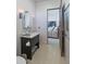 Modern bathroom with a vanity, toilet and shower at 15332 E Hidden Springs Trl, Fountain Hills, AZ 85268