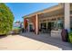 Covered patio with dining area, BBQ grill, and outdoor seating at 10512 E Cortez Dr, Scottsdale, AZ 85259
