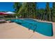 Relaxing swimming pool with tiled accents at 10512 E Cortez Dr, Scottsdale, AZ 85259
