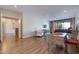 Spacious bedroom with hardwood floors and access to the backyard at 10512 E Cortez Dr, Scottsdale, AZ 85259