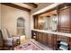 Bathroom with double vanity and shower at 10719 E Rimrock Dr, Scottsdale, AZ 85255